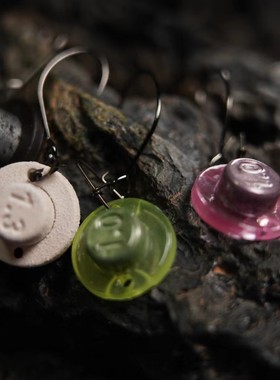 日本Jackall Timon DEKA BUNG纽扣饵1克1.3克溪流饵鳟鱼黑坑细鳞