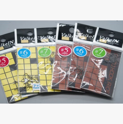 VALKEIN无倒刺鳟鱼路亚单钩细轴