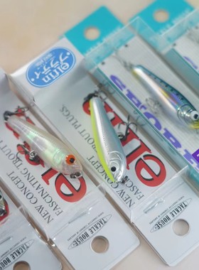 日本TACKLE HOUSE SHORES elfin微物水面之字狗2.1克4.5cm路亚饵