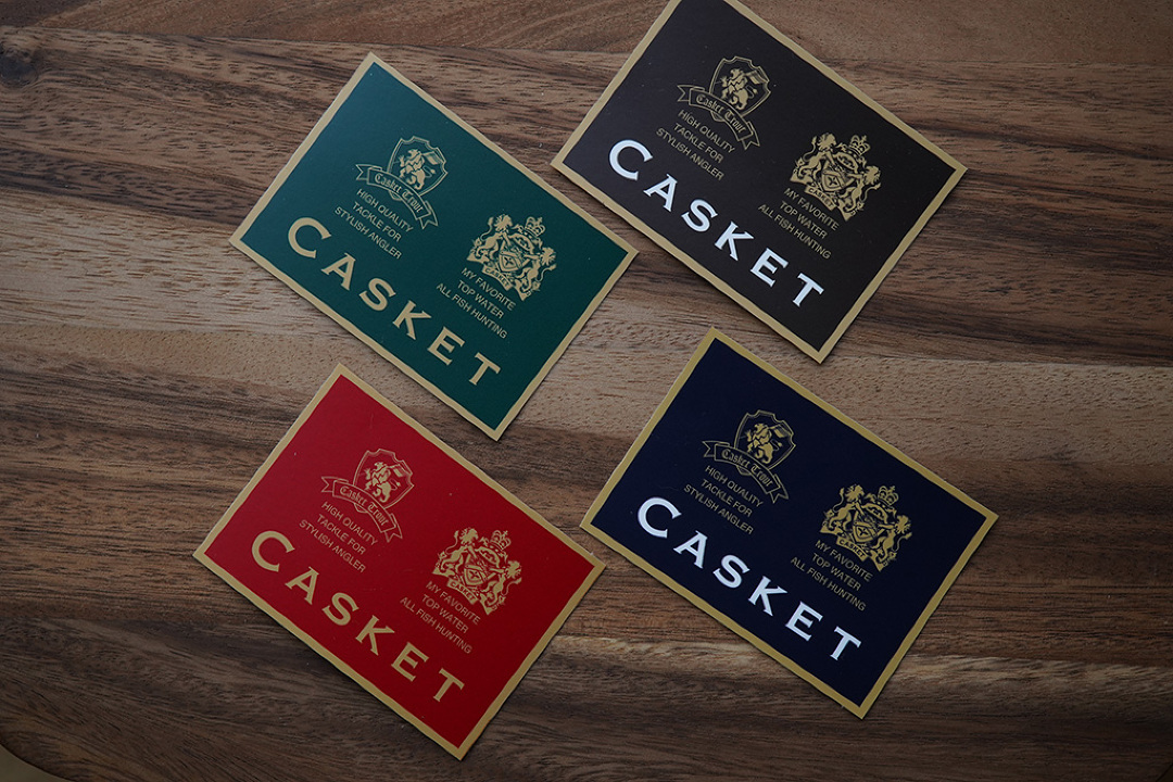 炫酷防水杆桶卡斯特CASKET贴纸