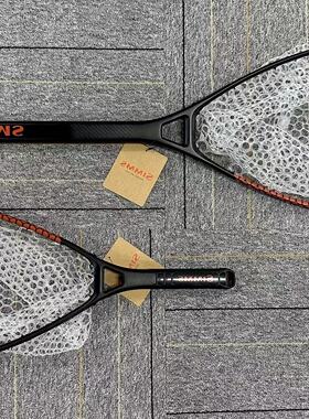 美国SIMMS 碳纤维硅胶抄网 溪流 船钓鲈鱼竞技不伤鱼长柄抄网鲑鱼