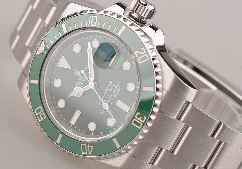 已售出【98新】劳力士潜航者绿水鬼116610LV自动机械钢带男表盒证齐