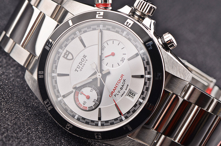 已售出【未使用品】帝舵GRANTOUR系列白盘飞返计时日历男表20550N-95730