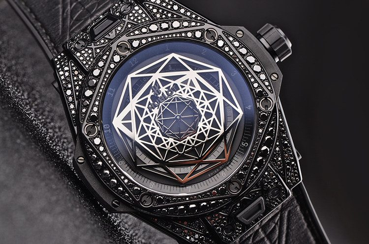 已售出【97新】宇舶大爆炸陶瓷及钛镶钻男表415.cx.1114.vr.1700.mxm17