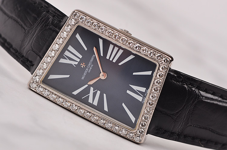 已售出【98新】江诗丹顿1972系列白金镶钻手上链女表37510/000G-8813