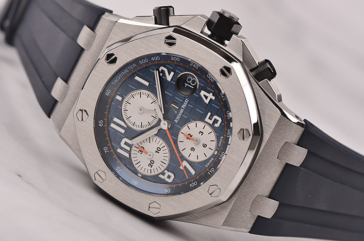 已售出【98新】爱彼皇家橡树离岸型蓝盘计时男表26470ST.OO.A027CA.01