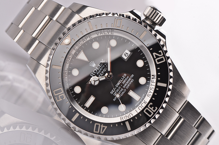 已售出【97新】劳力士深潜3900米潜水DEEPSEA自动男表116660鬼王有保卡