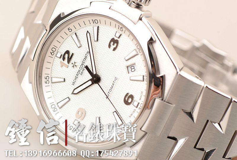 已售出【97新】江诗丹顿纵横四海大三针钢带自动男表47040/B01A-9093