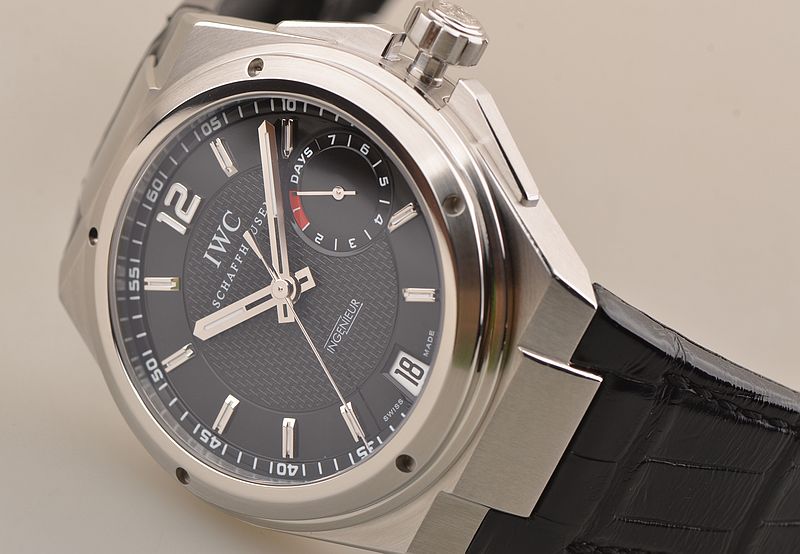 已售出【97新】IWC万国工程师七日链自动机械皮带男表IW500501