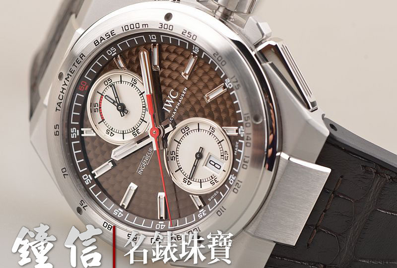 已售出【98新】万国工程师银箭特别版飞返计时机械胶带男表IW378511全套