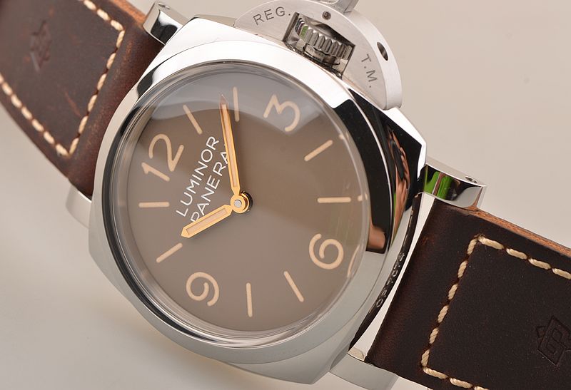 已售出【98新】沛纳海LUMINOR 1950特别限量三天链男表PAM00663全套有票