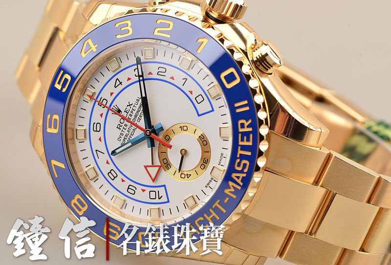 已售出【99新】劳力士游艇黄金陶瓷圈白盘10分钟倒数计时116688未使用品