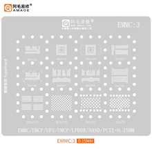 EMCP UMCP LPDDR NAND 字库硬盘内存钢网 阿毛易修EMMC3 PCIE UFS