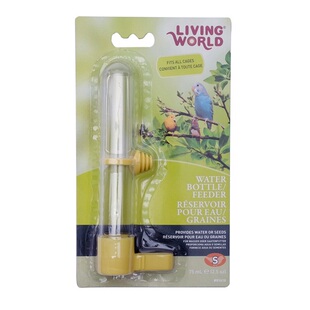 哈根小型鸟玄凤虎皮牡丹圆柱形饮水器/喂食器S 颜色随机 CG鹦鹉
