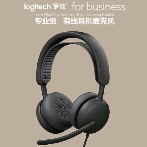 罗技降噪话务办公电脑会议typec