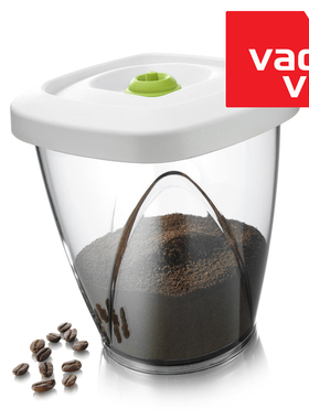 进口荷兰Vacu Vin真空塑料密封罐咖啡茶叶干果食品保鲜储物瓶1.3L