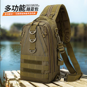 跨境AMAZON亚马逊路亚包多功能钓鱼包大胸包运动户外单肩双肩