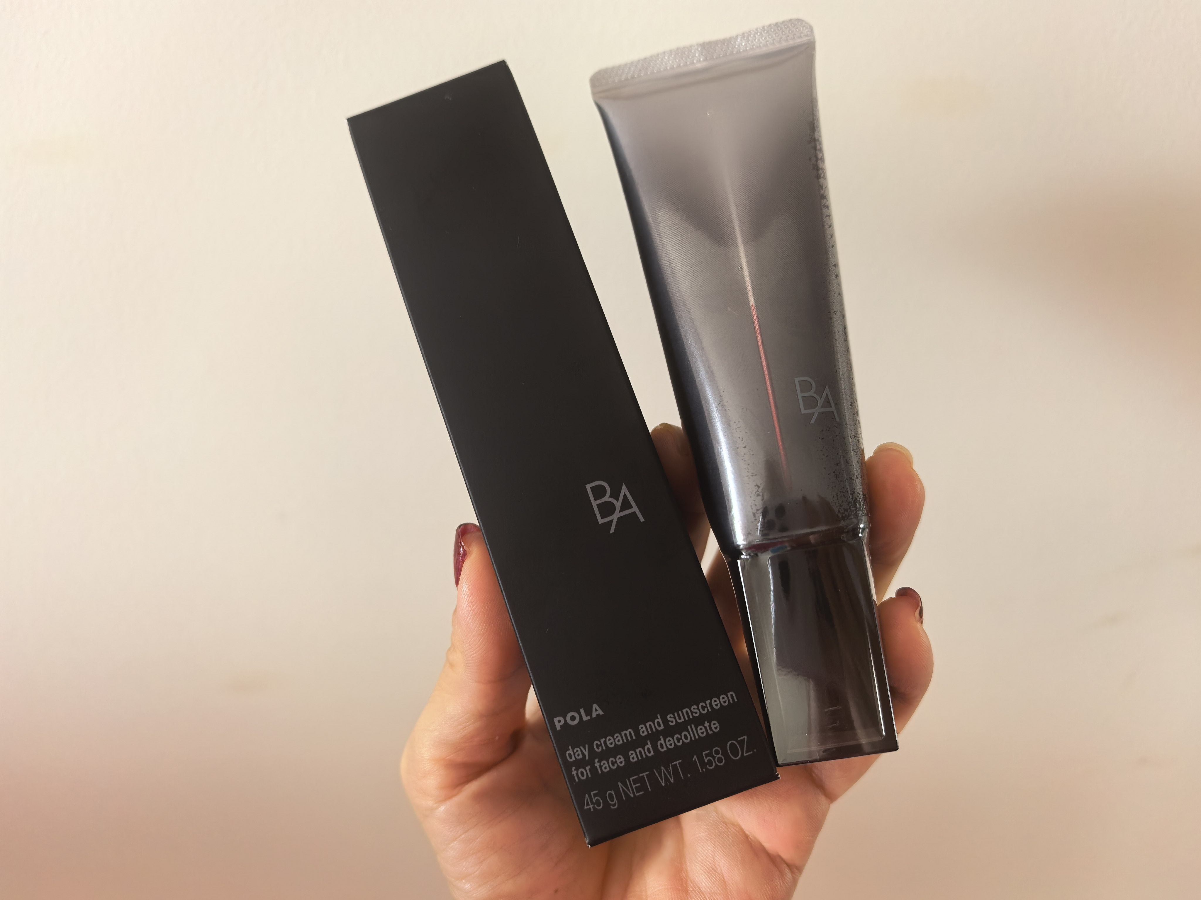 现货新版POLA宝丽专柜黑ba防晒霜隔离乳SPF50 45g