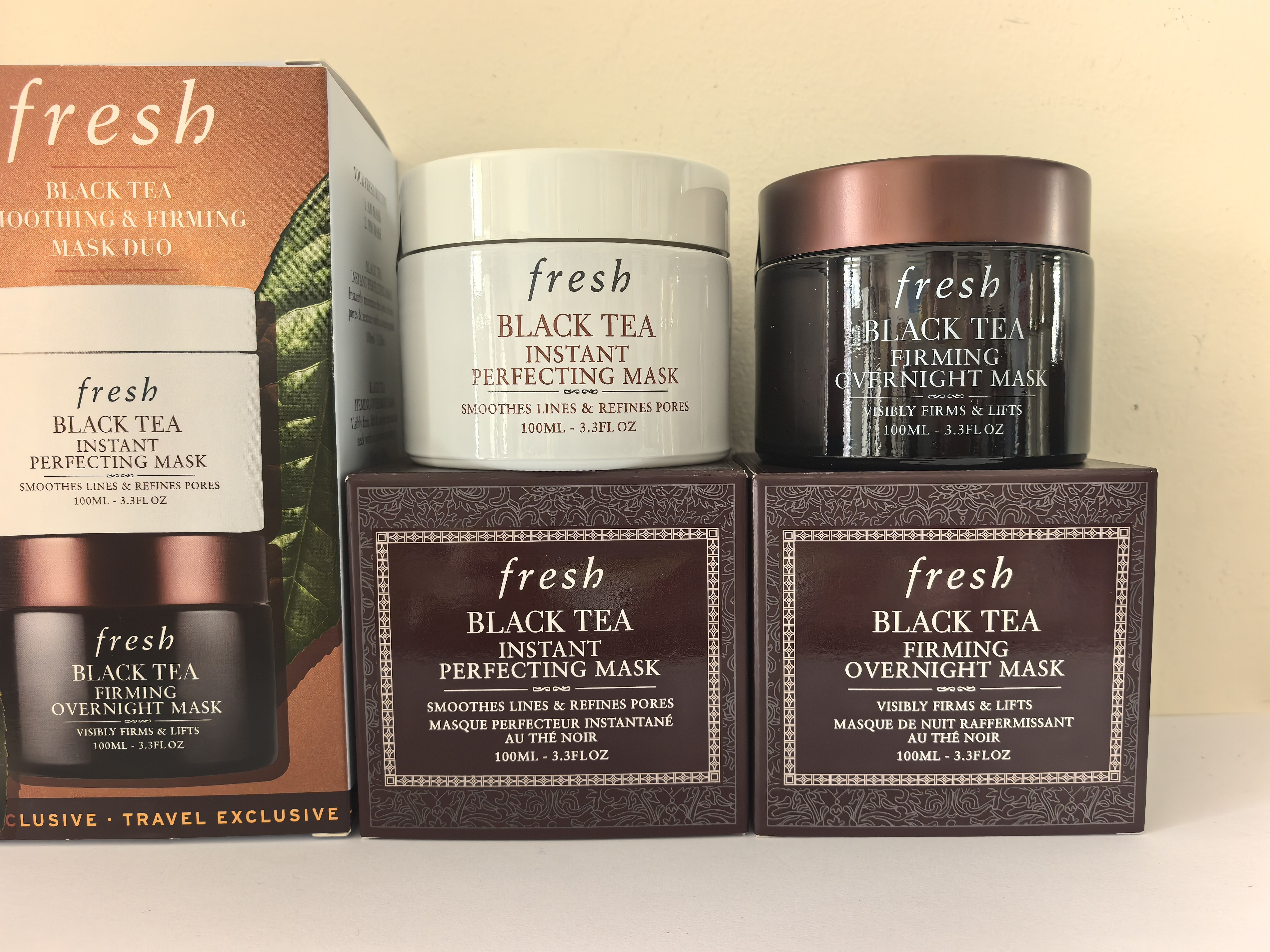 包邮fresh馥蕾诗黑茶红茶面膜土豆泥补水保湿紧致舒缓100ml