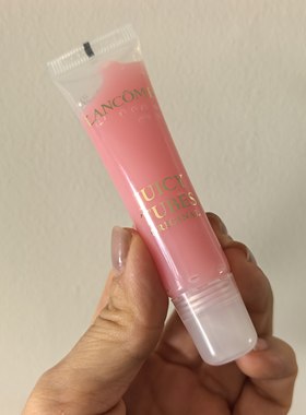 Lancome兰蔻Juicy Tubes果汁唇蜜果冻亮润15ml淡橘粉无闪正装无盒
