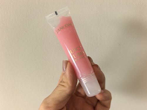 Lancome兰蔻Juicy Tubes果汁唇蜜果冻亮润15ml淡橘粉无闪正装无盒