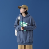 L2826P48中性模特潮流元素潮趣文字字母印花常规款连帽卫衣男，男装卫衣，星座510A-1