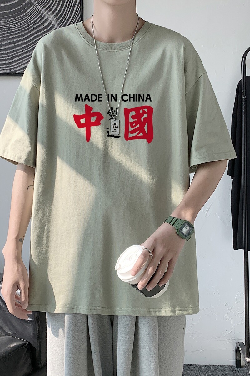 T2203P25港风室内男士t恤短袖ins潮牌潮流夏季薄款上衣服港风宽松,男装T恤,星座510A-1