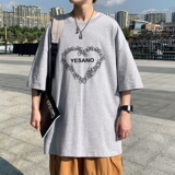 T3326P25克莱因蓝T男港风T恤落肩款宽松T恤仓库一件起正常配送中，男装T恤，星座510A-1