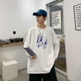 C2896P30港风模特男潮T恤夏季原创宽松短袖情侣装2022新款潮牌，男装T恤，星座510A-1