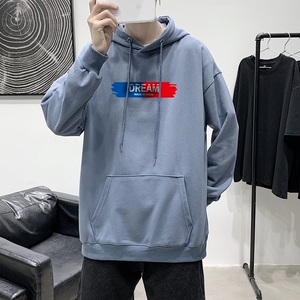 L1556P45春装 港风个性男春季港风长袖t恤大码潮牌印花卫衣男图片