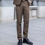 KZ8590P38商务正装职业装西装裤长裤子免烫工装裤韩版修身，男装西裤，星座510A-1