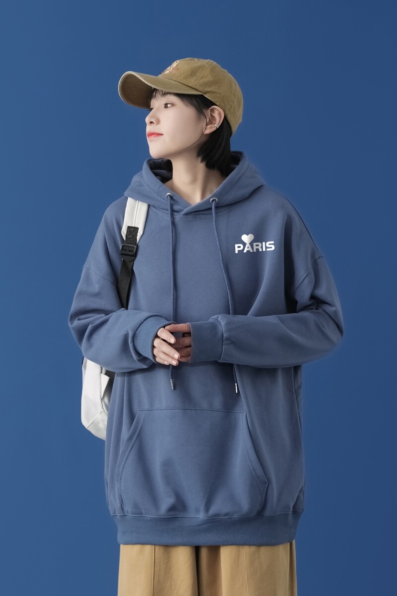 L2821P48中性模特2021外套男卫衣秋新款港风ins连帽套头印花卫衣,男装卫衣,星座510A-1
