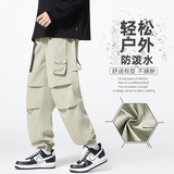 K1537P55运动工装裤男春季新款青少年潮牌束脚休闲裤2025春季新款，男装休闲裤，星座510A-1