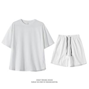 TZS8410特P45夏季新款男士休闲运动套装短袖短裤两件套男装图片