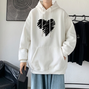 L2611P48秋卫衣2022秋新款港风ins连帽套头印花卫衣外套男女图片