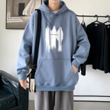 LD5676P38男潮牌嘻哈美式oversize高街情侣重磅帽衫青少连帽卫衣，男装卫衣，星座510A-1