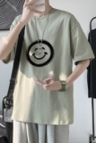 2021港风夏季宽松男女情侣短袖T恤XZ1102-1-T1681-P25，男装T恤，星座510A-1