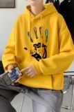 L2461P48秋冬新款卫衣男装宽松港风日系外套连帽衣服宽松卫衣，男装卫衣，星座510A-1