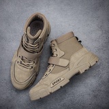 X2436P39秋新款男增高复古工装百搭潮靴子男靴马丁靴韩版高帮男鞋，男鞋马丁靴，星座510A-1