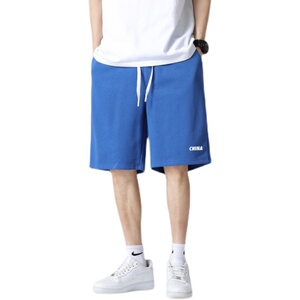 DK3521P40日系宽松抖音高品质纯棉运动五分短裤宽松短裤男生短裤图片