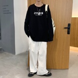 C2620P30长袖t恤男士2022夏新款纯棉美式涂鸦春秋打底衫潮牌港风，男装T恤，星座510A-1