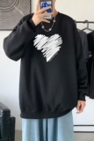 Y2610P38主推时尚圆领宽松上衣2022秋季ins潮男士潮趣印花卫衣，男装卫衣，星座510A-1