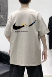 2021港风夏季宽松男女情侣短袖T恤XZ1102-1-T1676-P25，男装T恤，星座510A-1