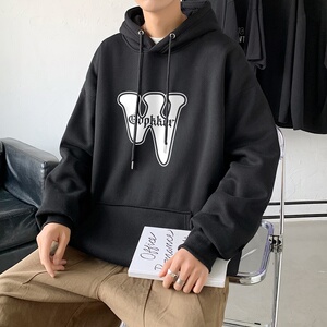 LD5673P38新款潮牌ins宽松男装秋装上衣服男生连帽外套卫衣男士图片