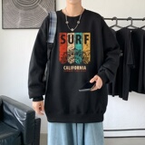 Y2879P38新款主推2022新春ins潮男潮趣印花卫衣时尚圆领宽松上衣，男装卫衣，星座510A-1
