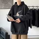 L2712P48延续潮流元素潮趣文字字母印花常规款连帽卫衣男，男装卫衣，星座510A-1