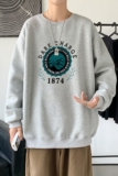 Y2478P38春秋季新款圆领卫衣男宽松套头衫港风休闲外套ins潮，男装卫衣，星座510A-1