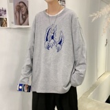 C2896P30港风模特男潮T恤夏季原创宽松短袖情侣装2022新款潮牌，男装T恤，星座510A-1