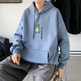 L2887P65秋装2022新款加绒加厚连帽学生潮流男女情侣连帽卫衣，男装卫衣，星座510A-1