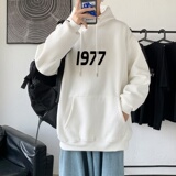 LD5670P38百搭宽松设计感男个性印花抽绳连帽卫衣2023秋季新款男，男装卫衣，星座510A-1